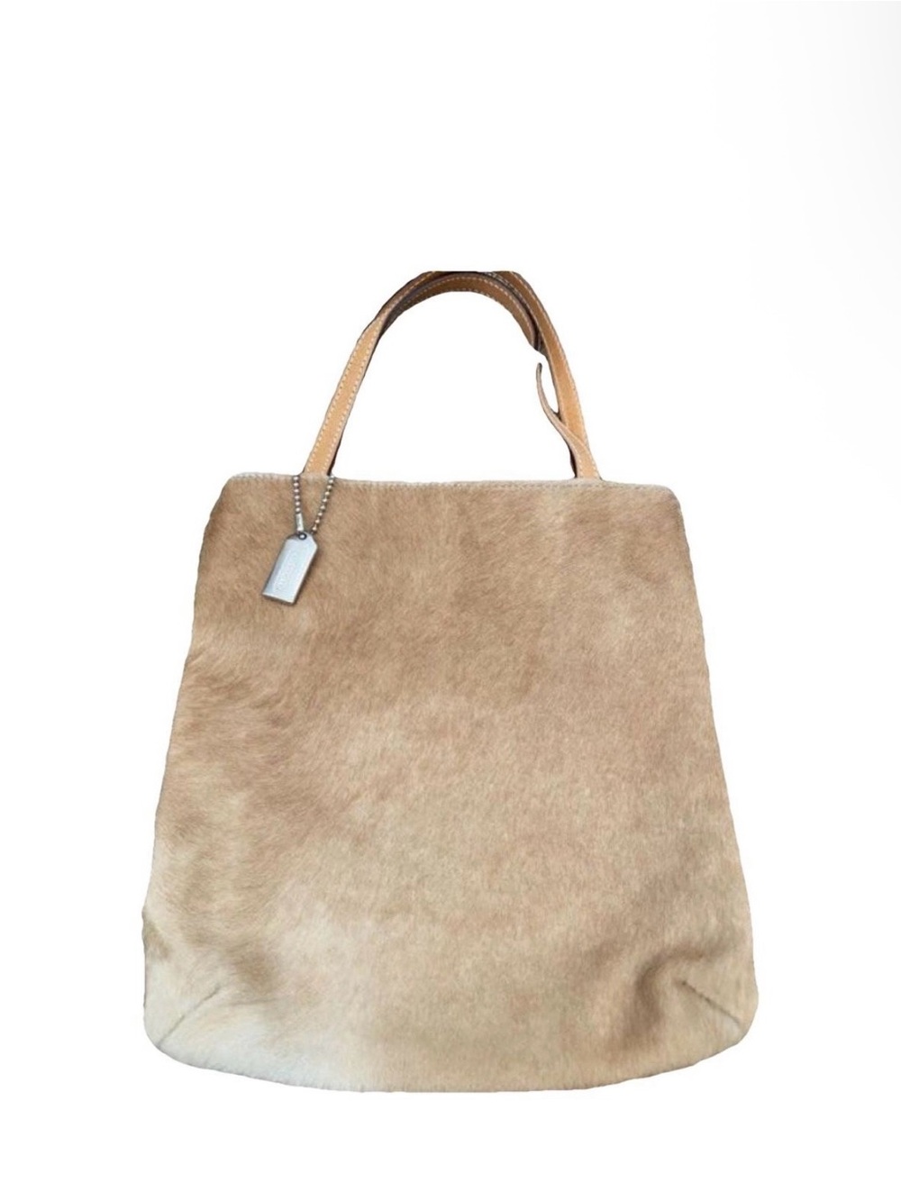 Coach horse hair mini bag